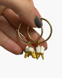 Deer teeth hoops III