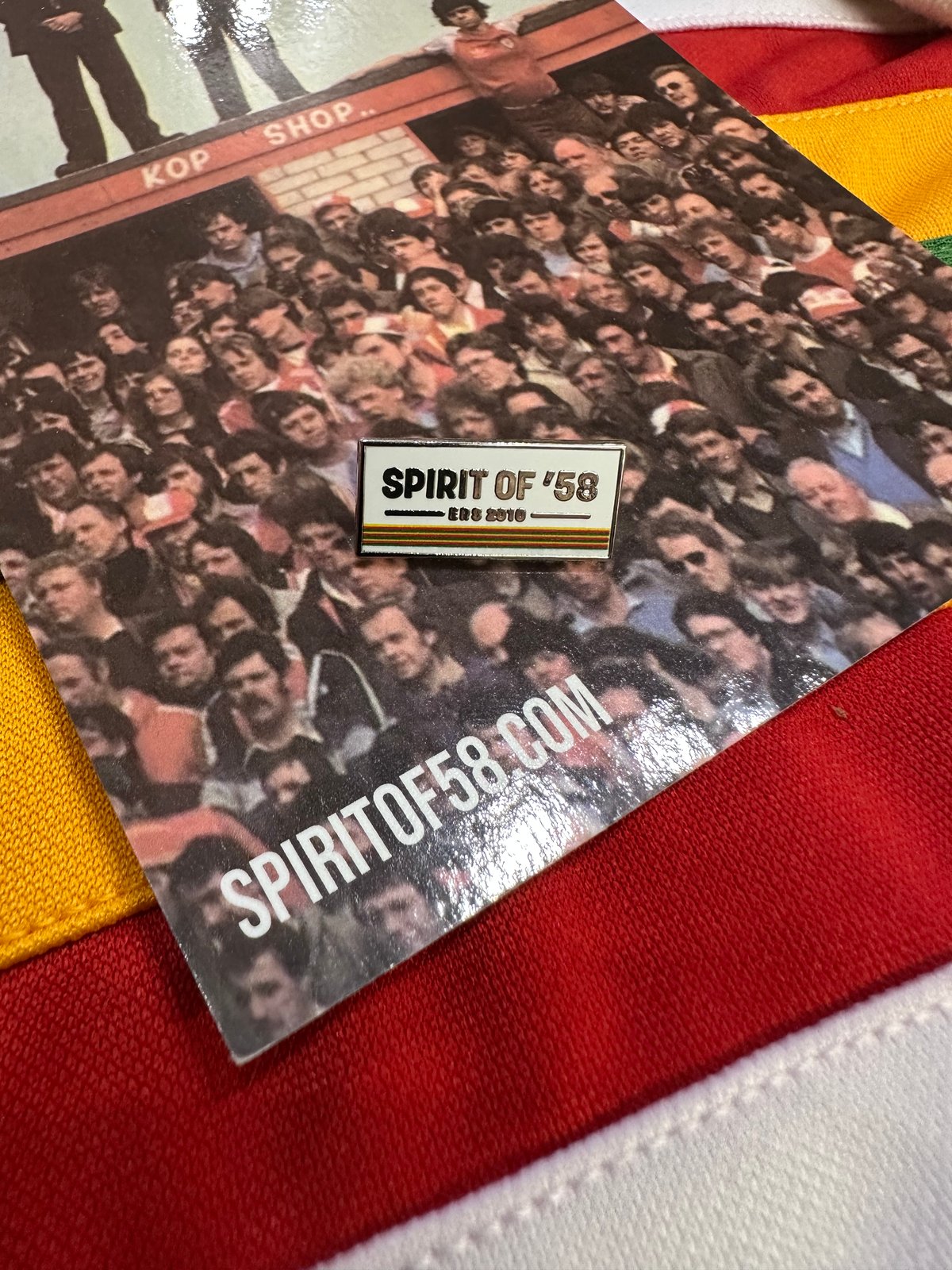 Image of Bathodyn “Spirit of 58’  Ers  2010” Pin Badge