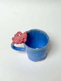 Image 1 of blue lotus stoneware mug 1 (sample)