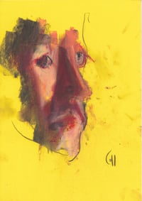Image 2 of Angled - Sketchbook Drawing in Soft Pastels and Charcoal  on Paper 