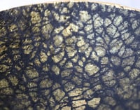 Image 3 of Black & Gold Paper Mache Bowl | OOAK Luxury Decorative Bowl