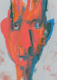 Image 2 of Ahead - Sketchbook Drawing in Soft Pastels on Paper 