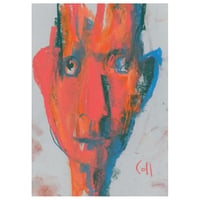 Image 1 of Ahead - Sketchbook Drawing in Soft Pastels on Paper 