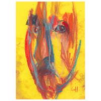 Image 1 of Dander - Sketchbook Drawing in Soft Pastels on Paper 