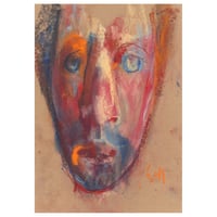 Image 1 of Going Over - Sketchbook Drawing in Soft Pastels on Paper 