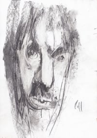 Image 2 of Isaac - Sketchbook Drawing in Charcoal  on Paper 