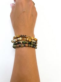 Image 3 of Olive Double Stack Elastic 