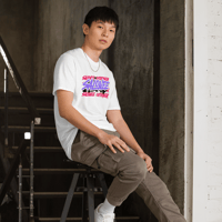 Image 3 of “CHEEKS 32 “ White Tee By Salonee Outerwear 
