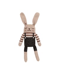Image 2 of Doudou lapin MAIN SAUVAGE - laine baby alpaga tricotée main