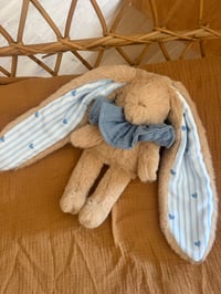 Image 1 of DOUDOU MOTIF CŒUR BLEU 