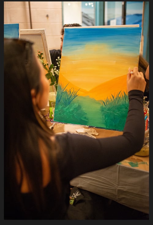 Image of March 30 Paintbrush&Chill @ Yonder Coffee AFTER HOURS 