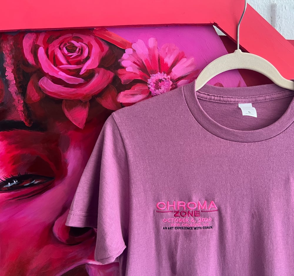 Image of magenta CHROMA  ZONE tee