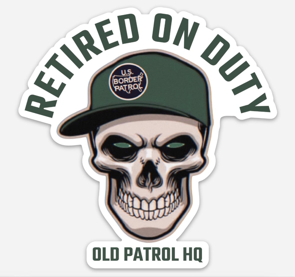 Image of RETIRED ON DUTY ~ DECALS
