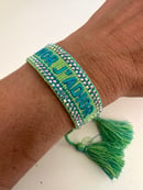 Image 8 of Pulseras Tela brillos