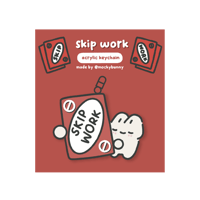 skip work keychain