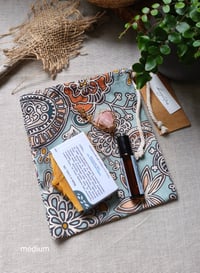 Image 4 of Reusable Gift Bag - Paisley Garden Blue