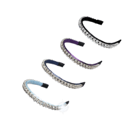 Image 1 of CANDY SILVER DIAMOND HEADBANDS
