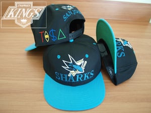 Image of SAN JOSE SHARKS VINTAGE TISA SNAPBACK