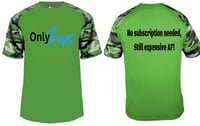 Image 2 of MrLiveBest OnlyJeeps Badger No Subs Green Tee
