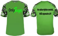 Image 1 of MrLiveBest OnlyJeeps Badger No Subs Green Tee