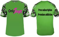 Image 1 of MrLiveBest OnlyJeeps Free Subs Badger Green Tee