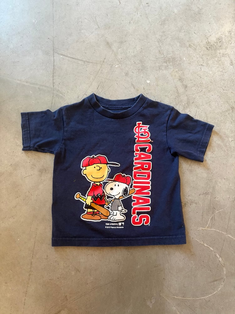 Image of Vintage Snoopy Cardinals T-shirts 3T