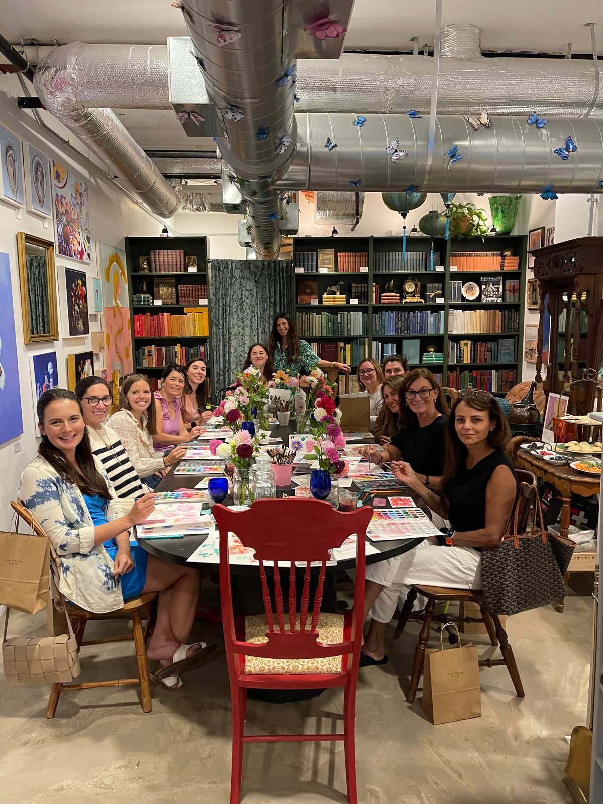 Image of Watercolor & Collage Workshop @ The Hermit on Green Street (Hingham, MA)