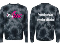 Image 1 of MrLiveBest OnlyJeeps Free Subs TieDye Crewneck