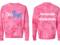 Image 4 of MrLiveBest OnlyJeeps Free Subs TieDye Crewneck
