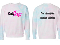 Image 8 of MrLiveBest OnlyJeeps Free Subs TieDye Crewneck