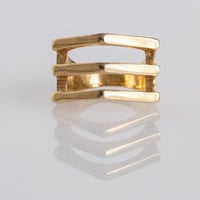 Image 1 of Bar Ring (18ct Gold Plated)