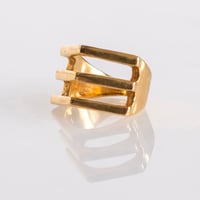 Image 2 of Bar Ring (18ct Gold Plated)