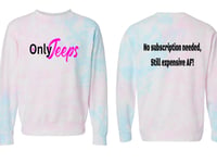 Image 3 of MrLiveBest OnlyJeeps No Subs Tiedye Crewneck