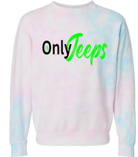 Image 8 of MrLiveBest OnlyJeeps Tiedye Crewneck