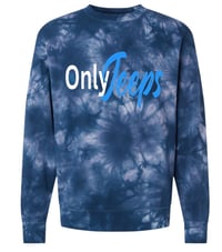Image 3 of MrLiveBest OnlyJeeps Tiedye Crewneck