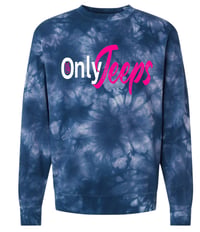 Image 2 of MrLiveBest OnlyJeeps Tiedye Crewneck