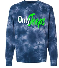 Image 1 of MrLiveBest OnlyJeeps Tiedye Crewneck