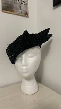 Image 4 of Pinstripe sailor hat 