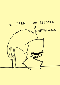 rapscallion 5x7 numbered and signed PRINT