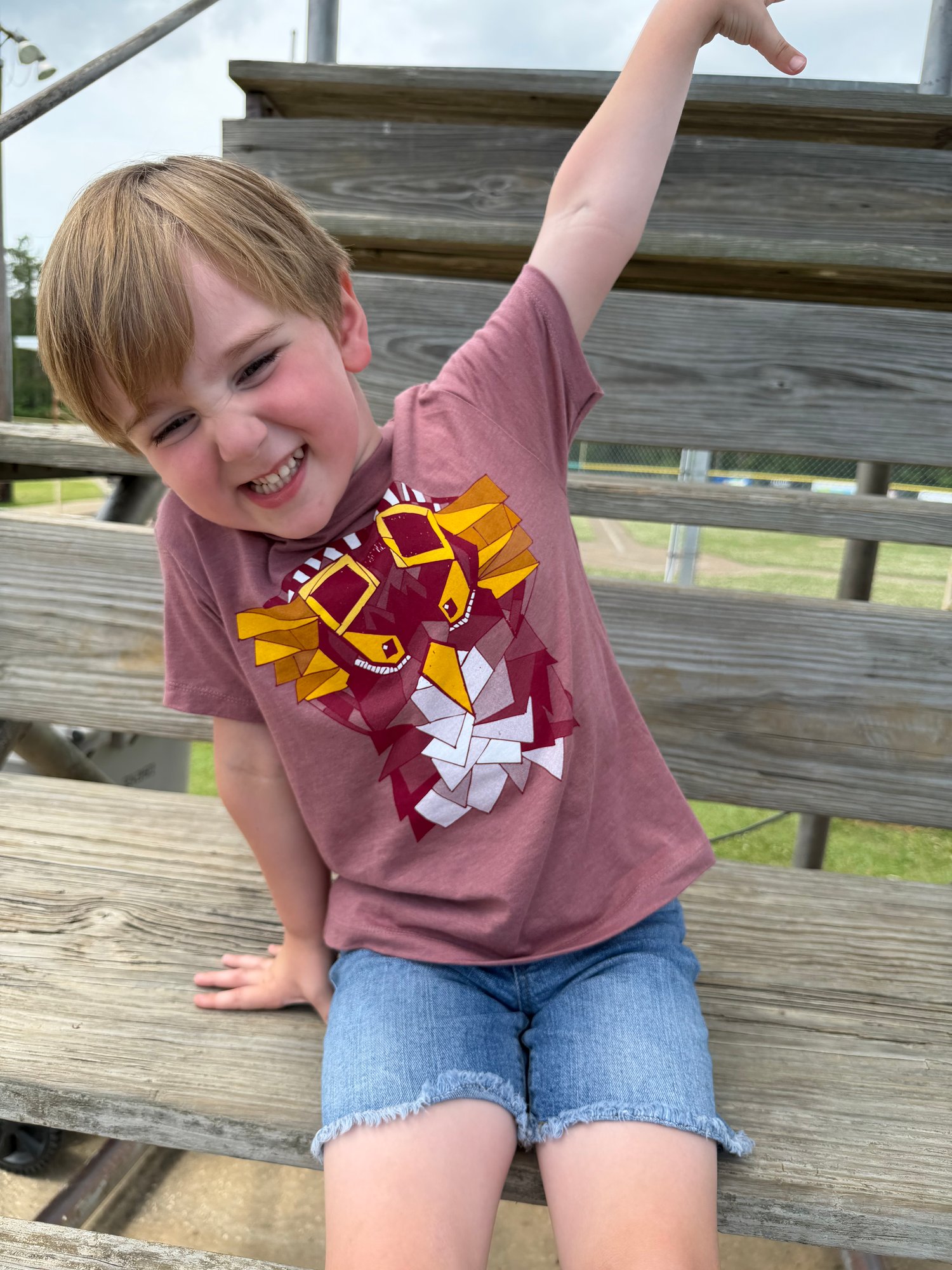 Image of Youth Warhawk Mosiac Short Sleeve Tee