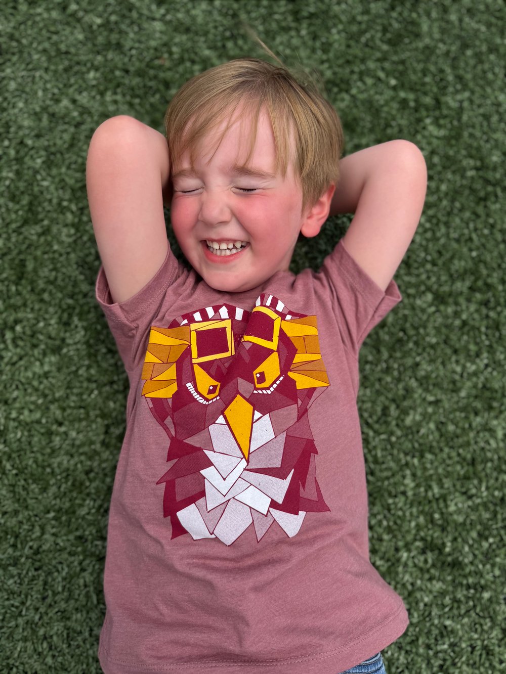Image of Youth Warhawk Mosiac Short Sleeve Tee
