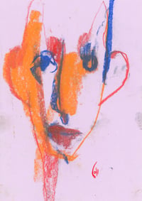 Image 2 of Anchor - Sketchbook Drawing in Soft Pastels on Paper 