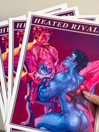 Image 1 of Heated Rivalry Print: Making Purple