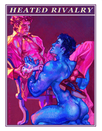 Image 2 of Heated Rivalry Print: Making Purple