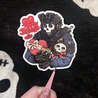 i love my boyfriend ghost STICKER