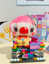 Clown plush- keychain