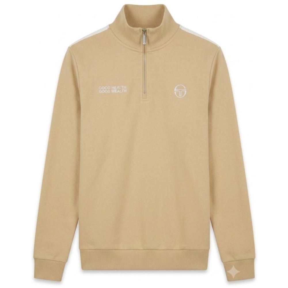 Sergio Tacchini x GHGW Quarter Zip — Sand