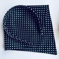 Image 2 of Polka Dot Scarf Headband 