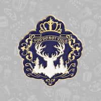 Glass Throne Enamel Pin