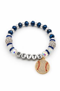 Image 2 of BETTS Baseball-Inspired Custom Bracelet